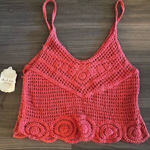 Altar’d State Pink Knit Tank